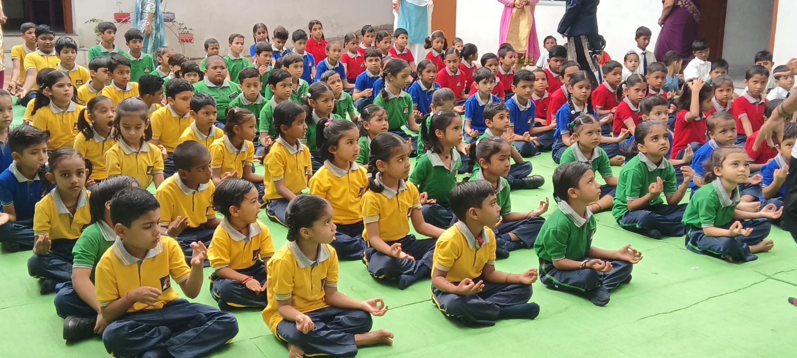 Students at Suryapath International School